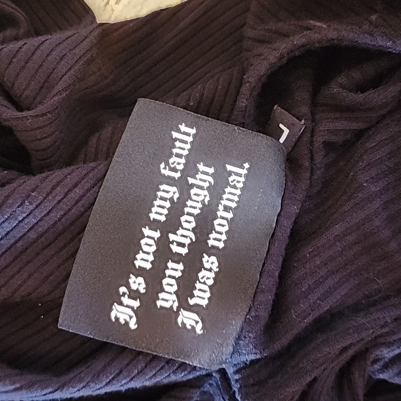 SZ L KILLSTAR MIDI HANKERCHIEF HEM DRESS - Picture 6 of 6